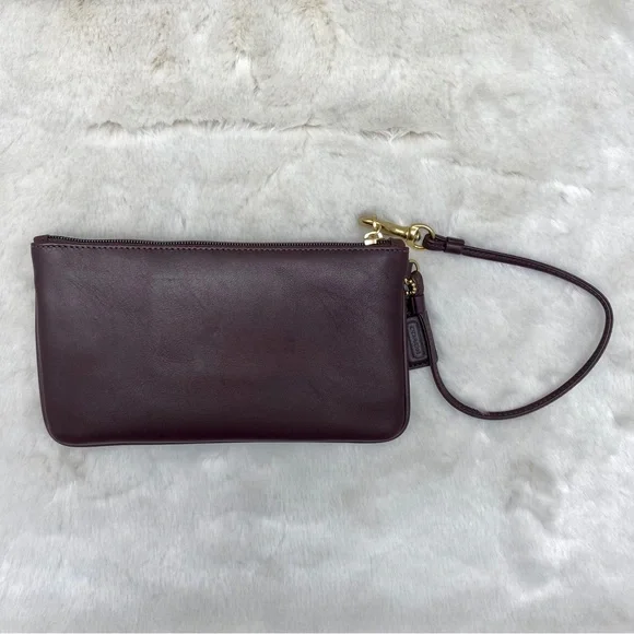 Vintage Coach mahogany turn lock wallet/wristlet - Picture 5 of 11